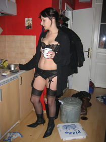 Skank fingered and fucked